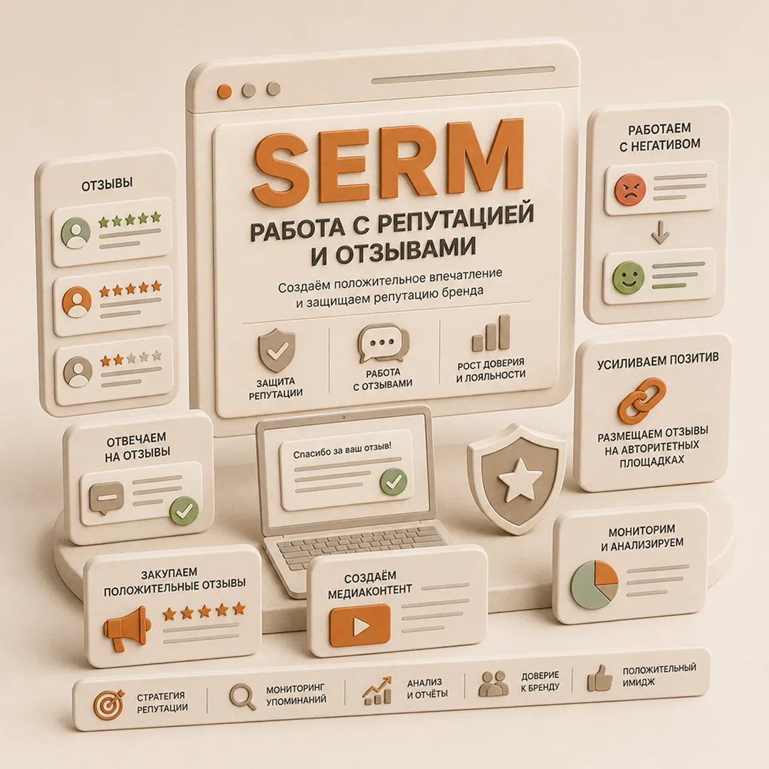 Работа с репутацией и отзывами
