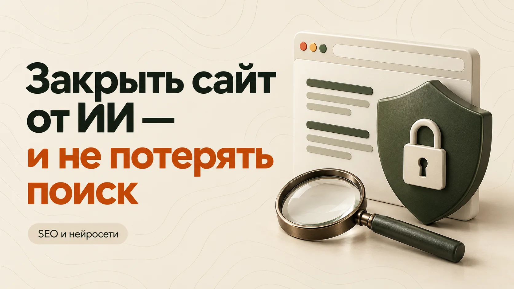 Как запретить нейросетям использовать сайт — и не потерять видимость в поиске