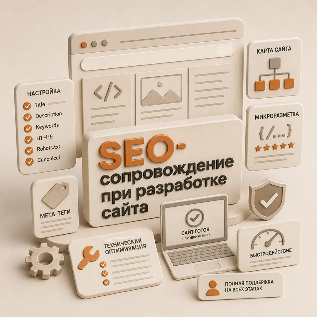 SEO-сопровождение при разработке сайта