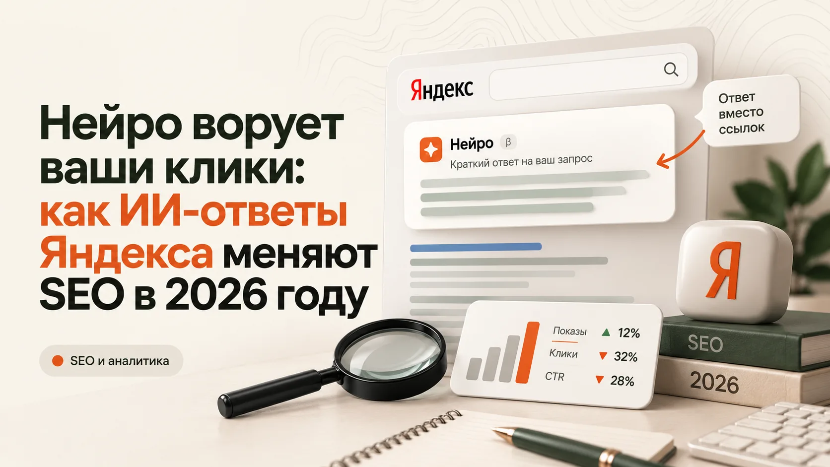 Нейро ворует ваши клики: как ИИ-ответы Яндекса меняют SEO в 2026 году