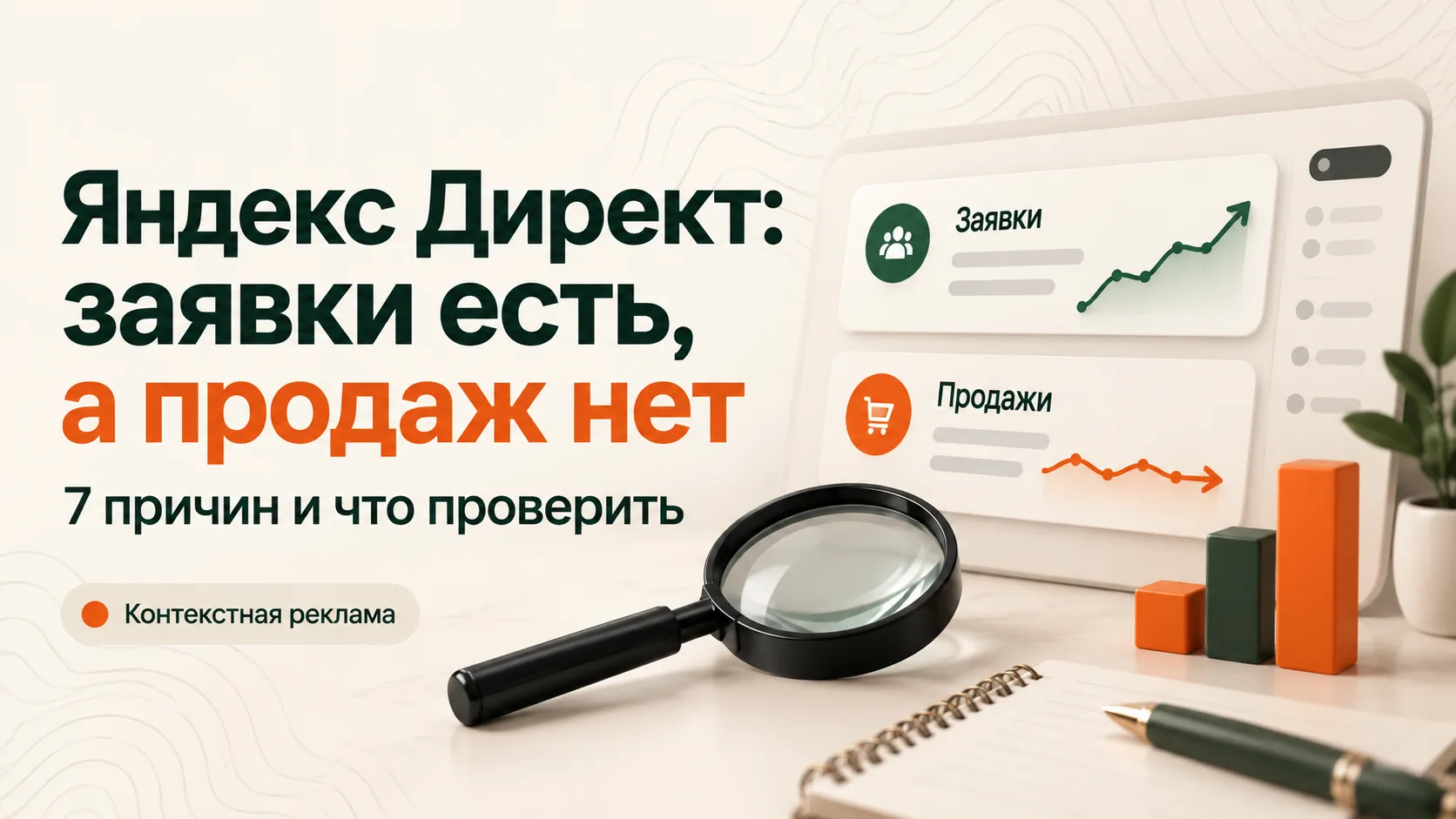 Яндекс Директ приносит заявки, но нет продаж: 7 причин и что проверить