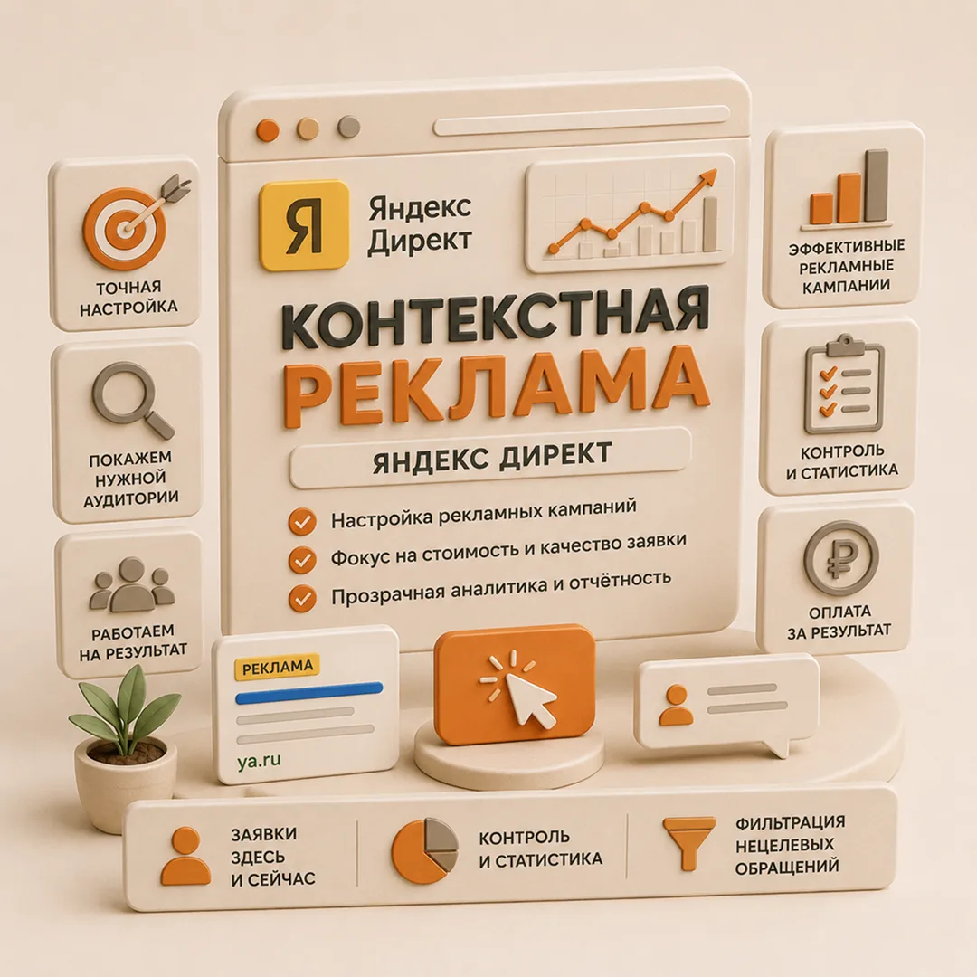 Контекстная реклама (Яндекс Директ)